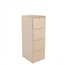 Jemini 4 Drawer Filing Cabinet Maple KF71960